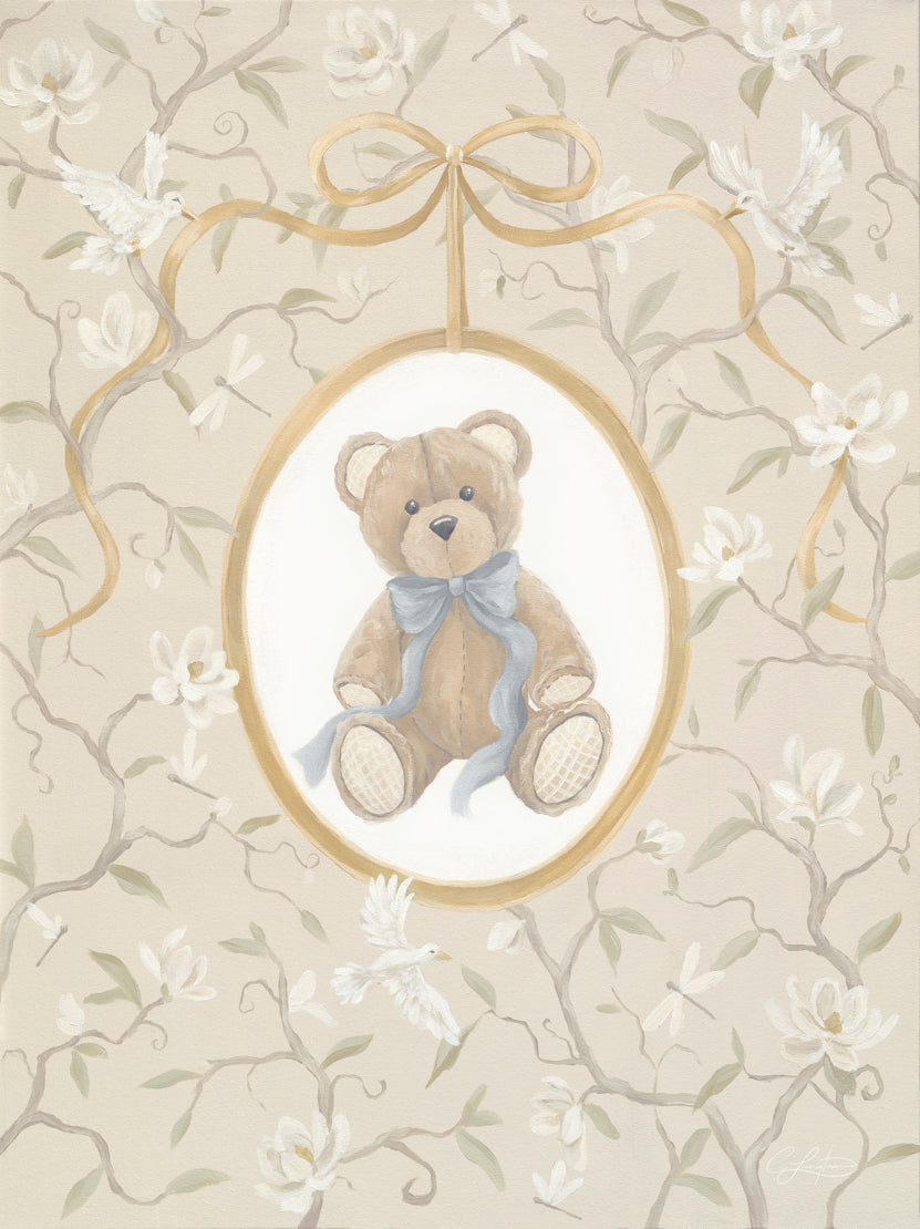 Little Lovey: Bear (with background)
