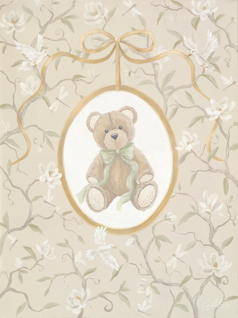 Little Lovey: Bear (with background)