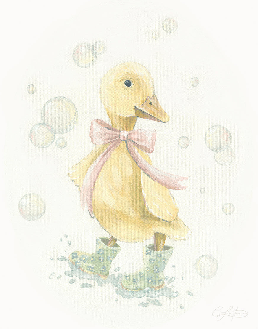 Tales from the Garden: Duck (with background)