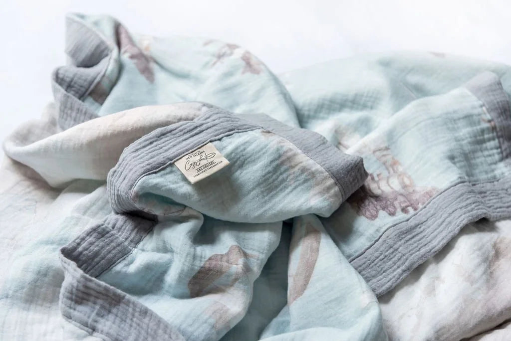 Adventure Awaits Double Sided Baby Blanket