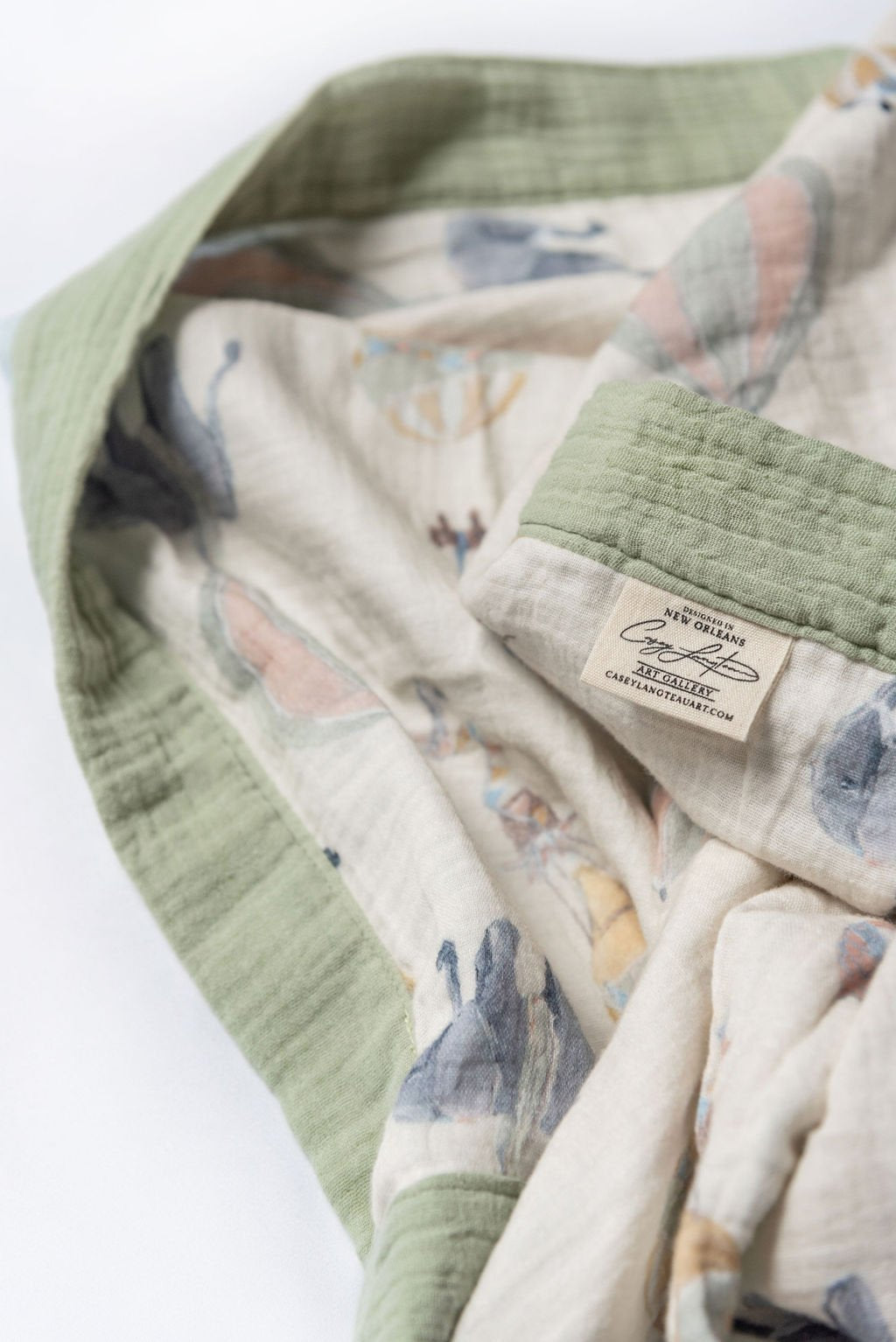 It's a Wonderful Ride Double Sided Baby Blanket