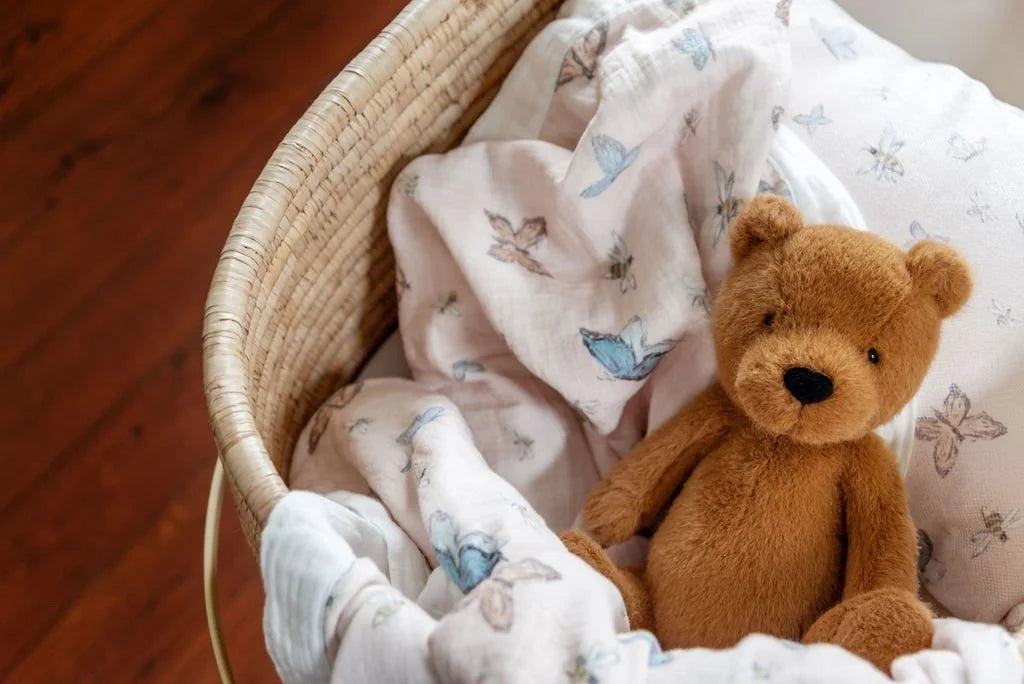 Dressed in Butterflies and Bows Swaddle