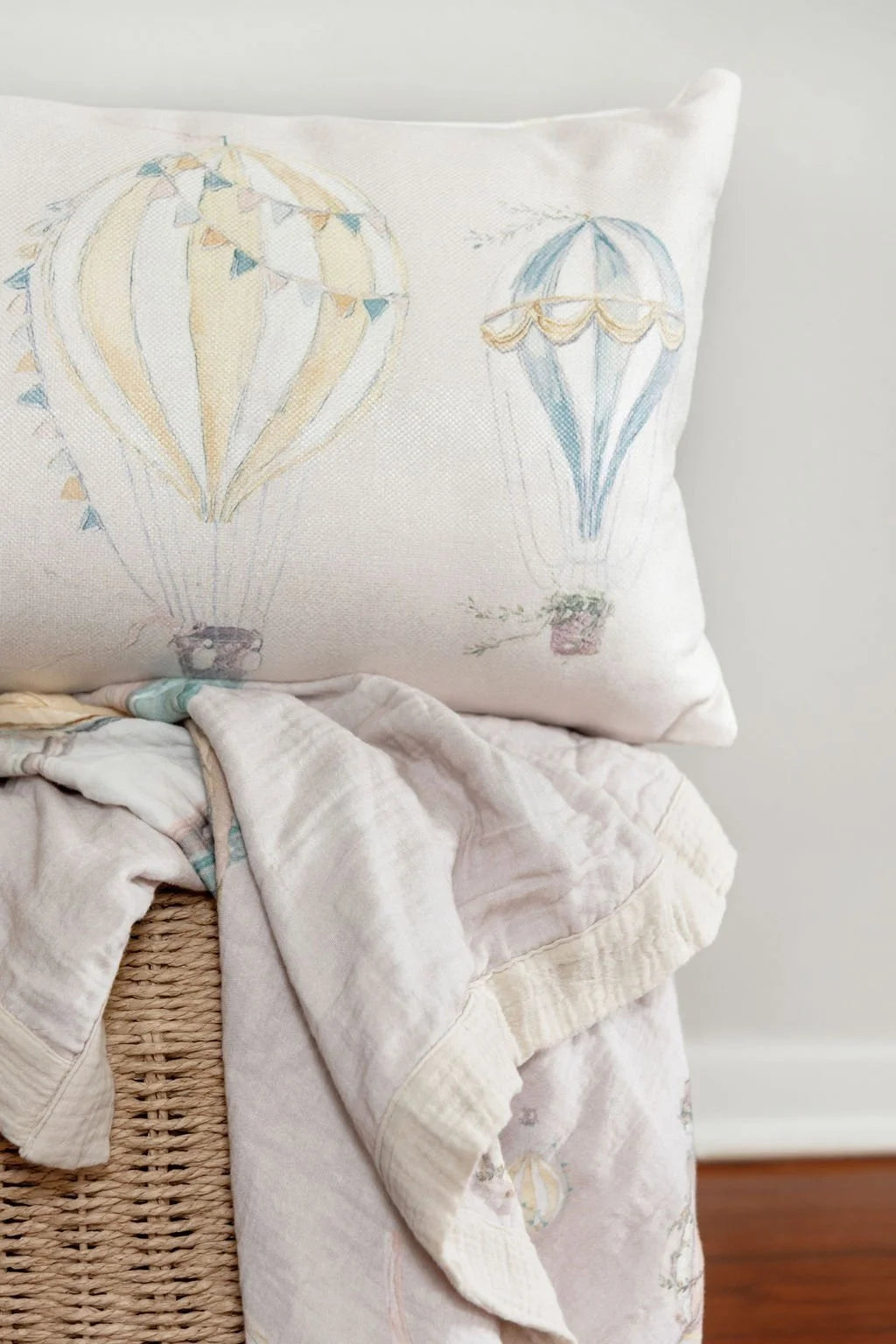 Bon Voyage Double Sided Baby Blanket
