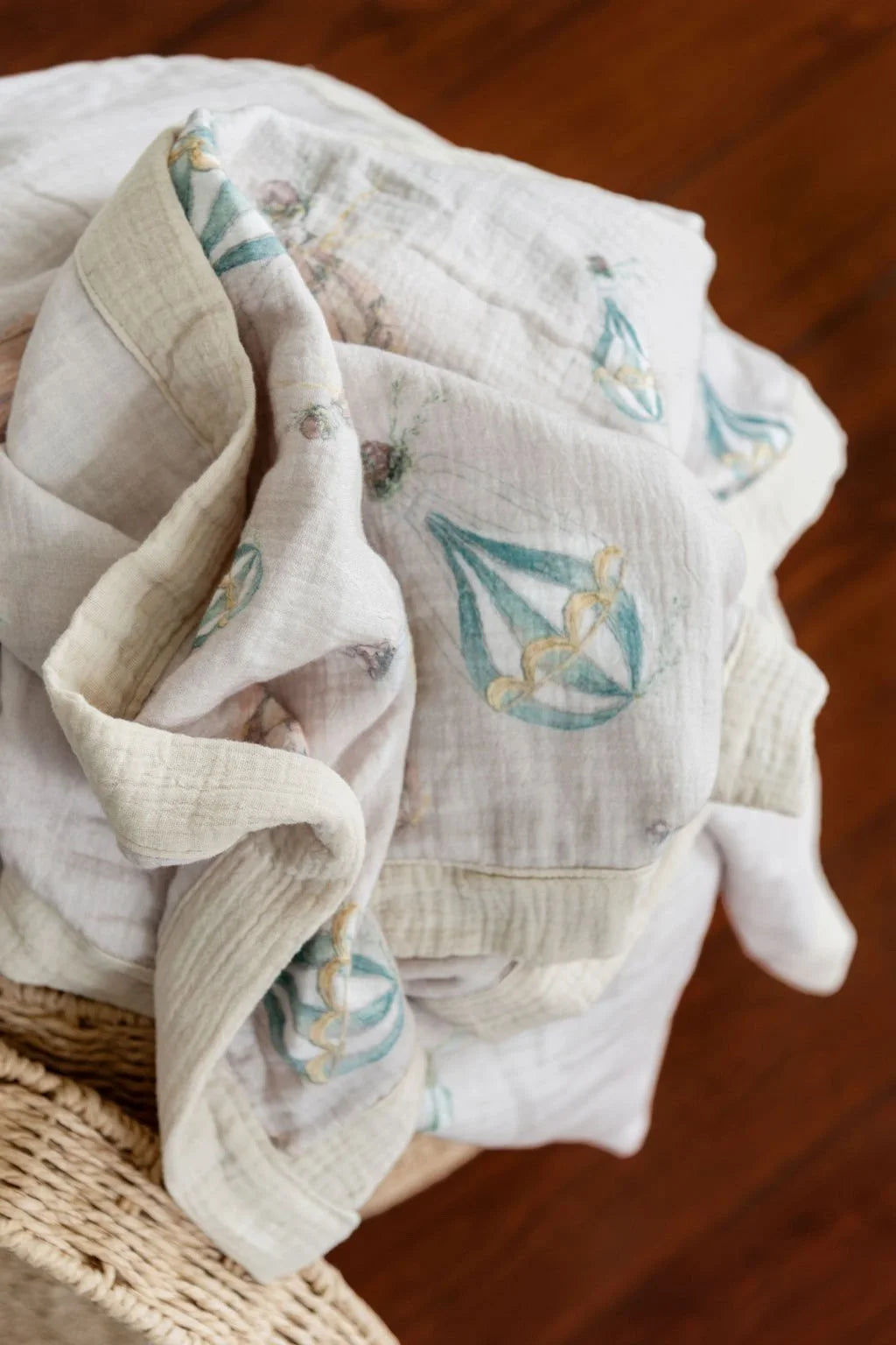 Bon Voyage Double Sided Baby Blanket
