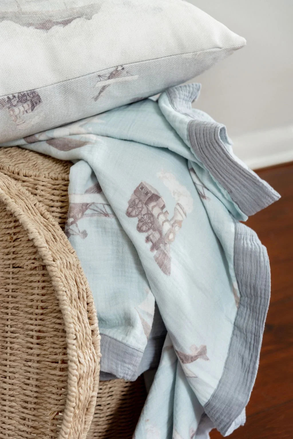 Adventure Awaits Double Sided Baby Blanket