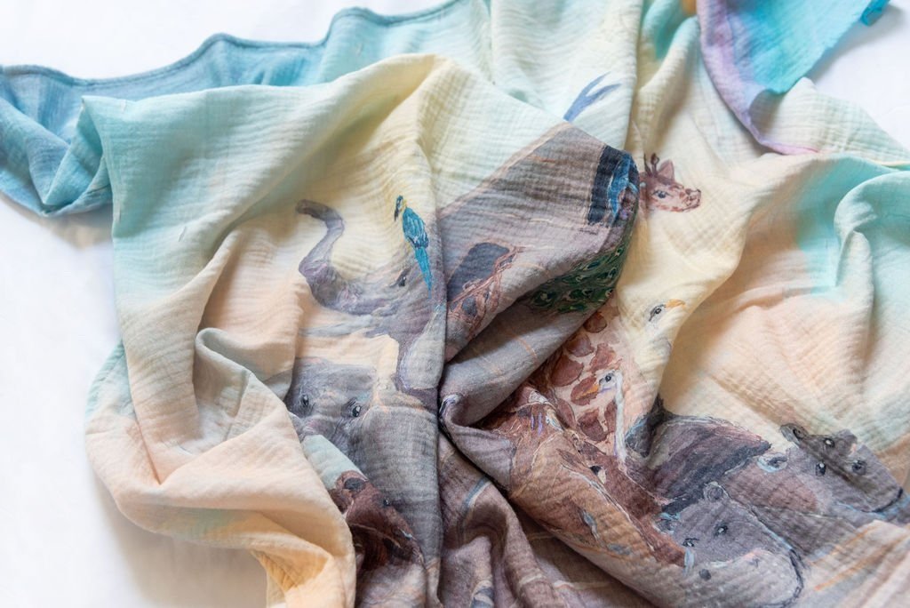 Noah's Ark Swaddle
