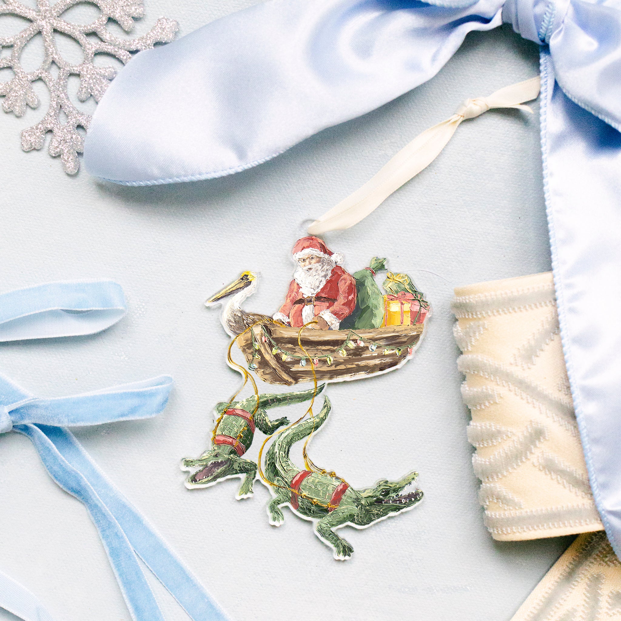 Cajun Santa Ornament