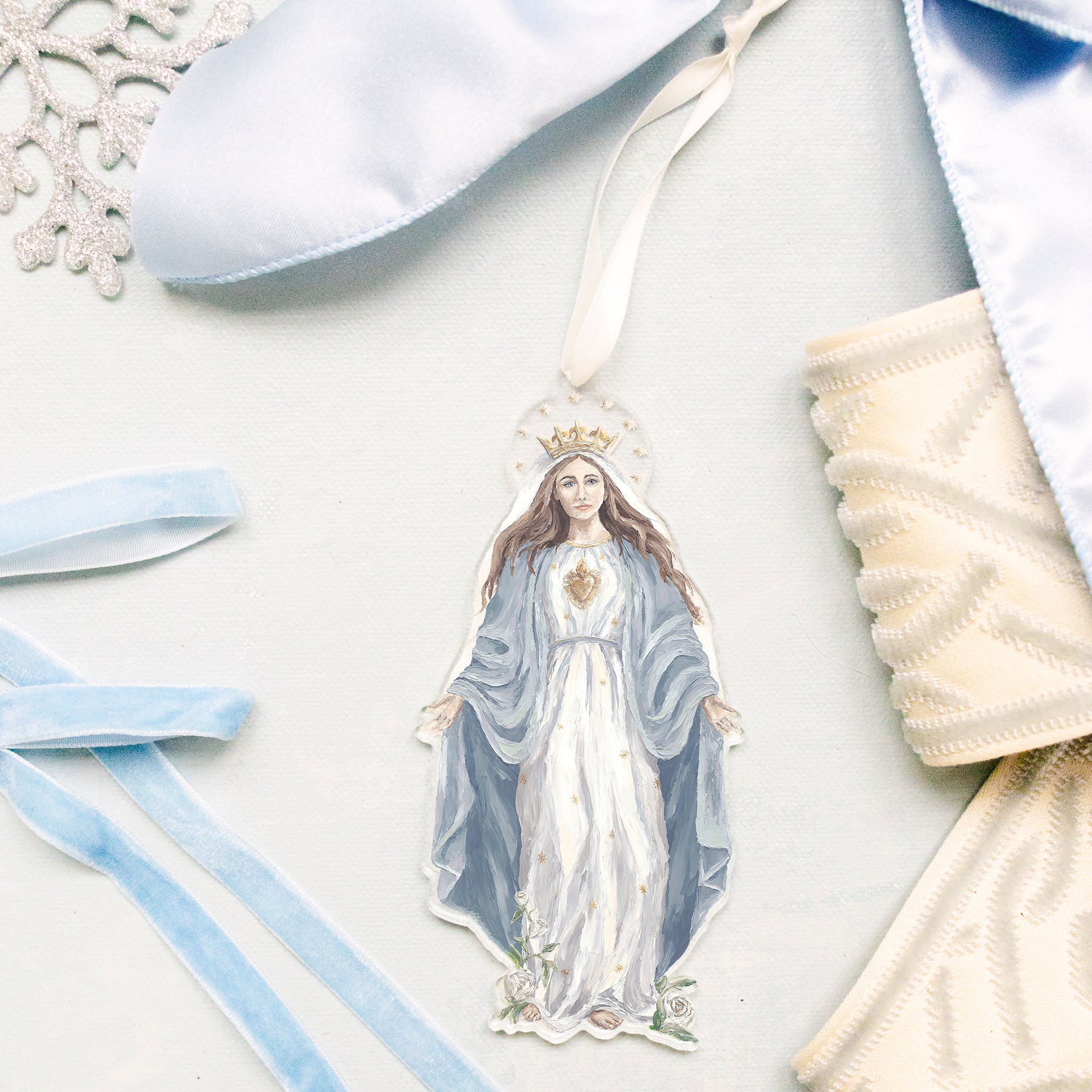 Hail, Mary Ornament