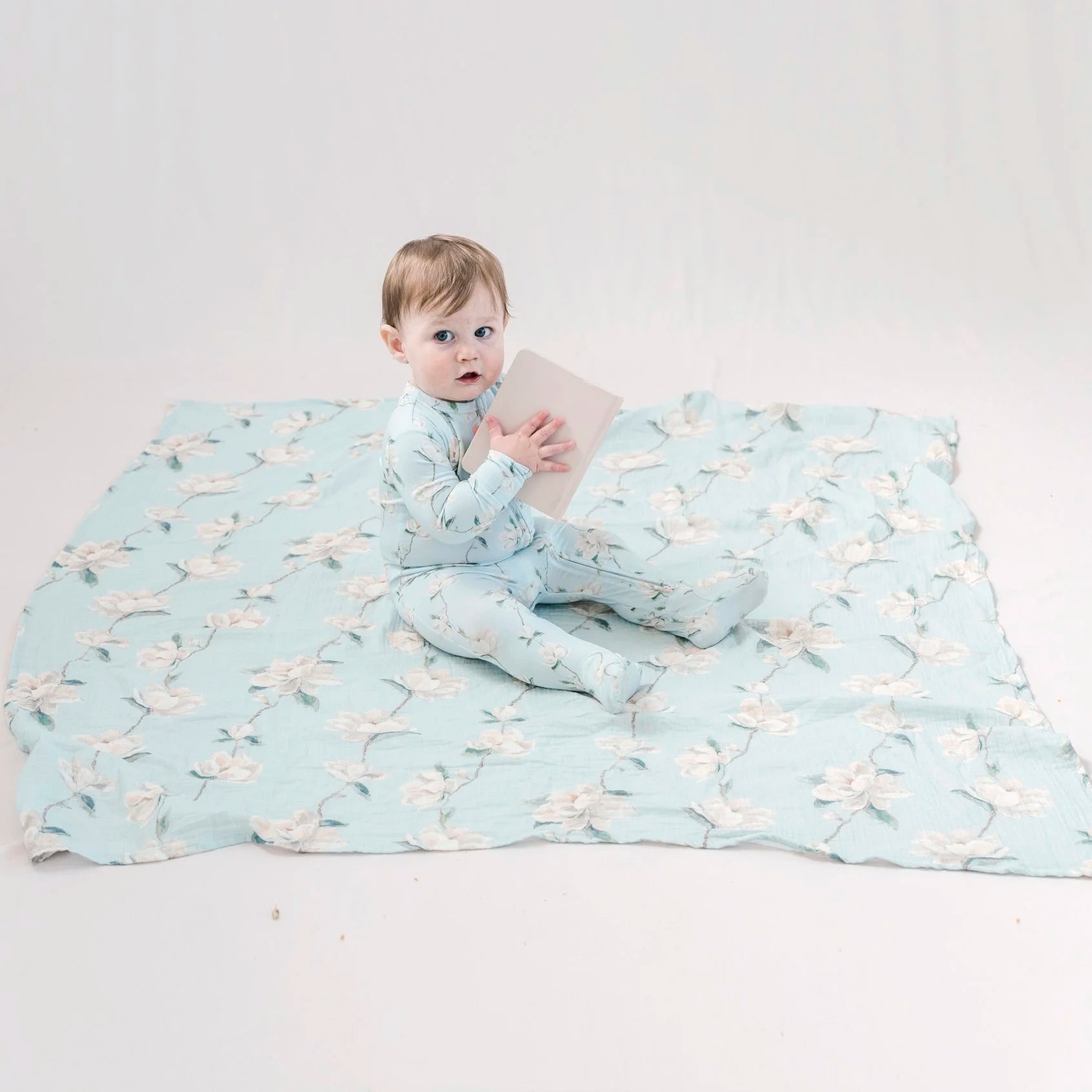 Baby's Bamboo Stretch-Knit Pajama Set - Magnolia Mornings