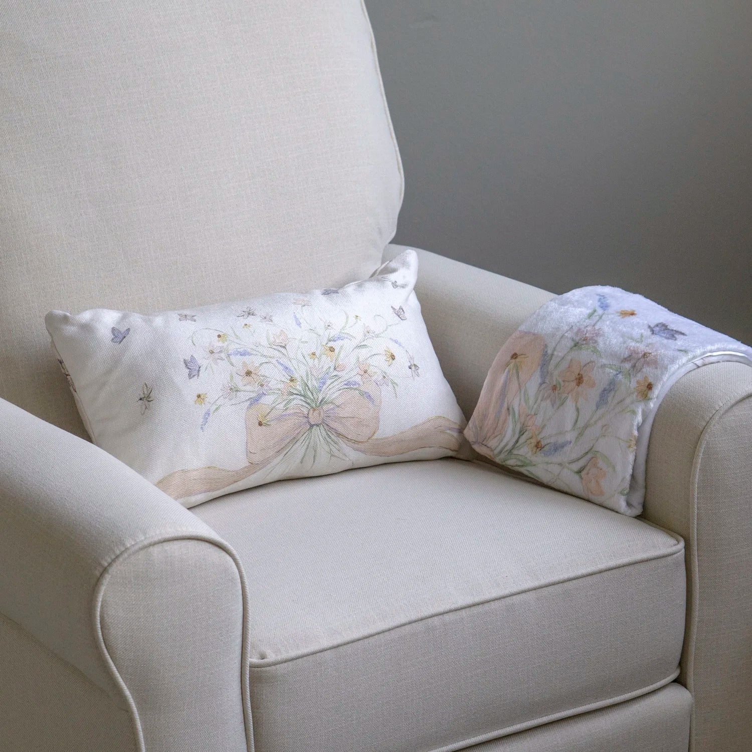 Bows & Butterflies Pillow