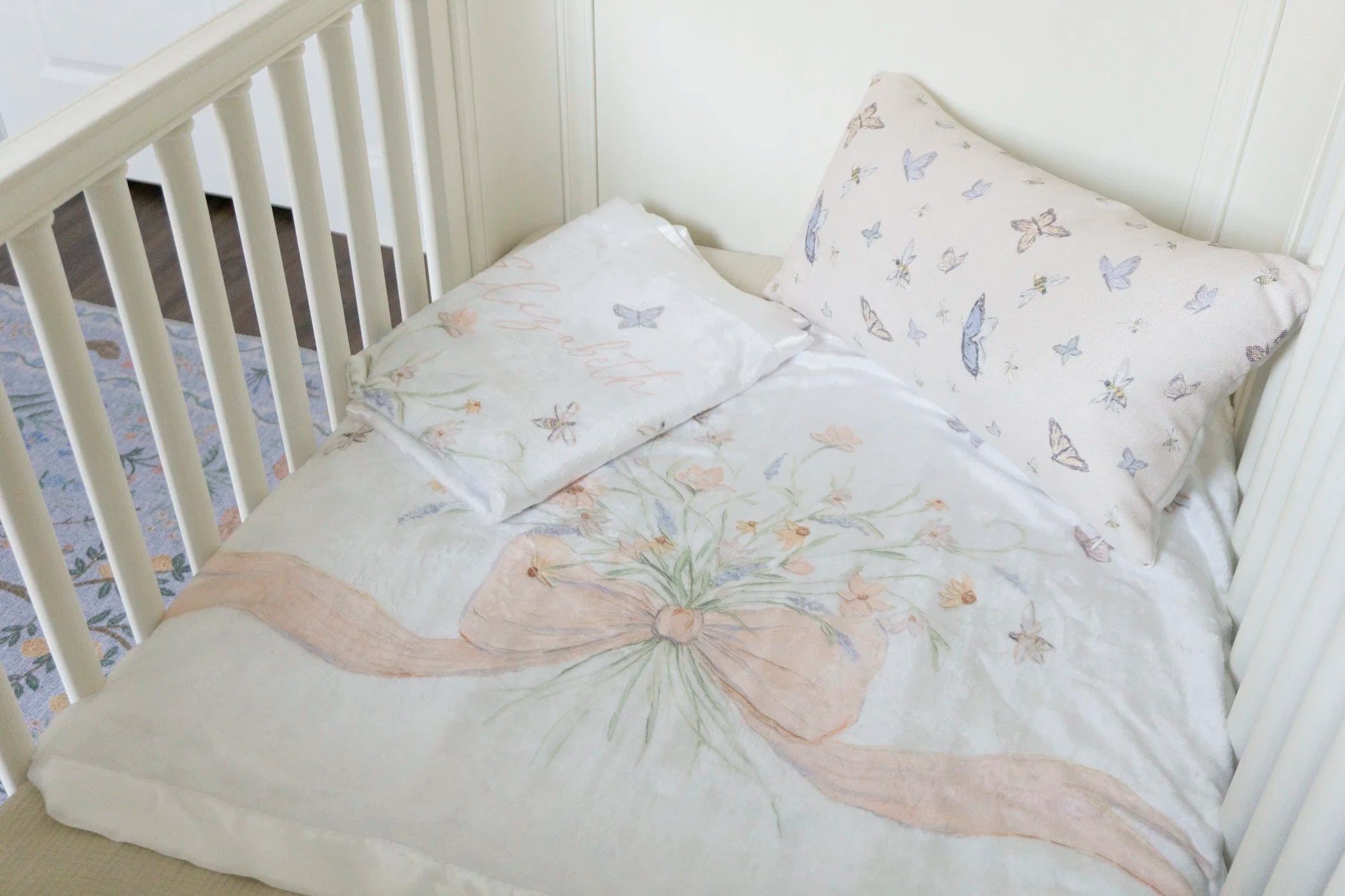 Bows & Butterflies Pillow