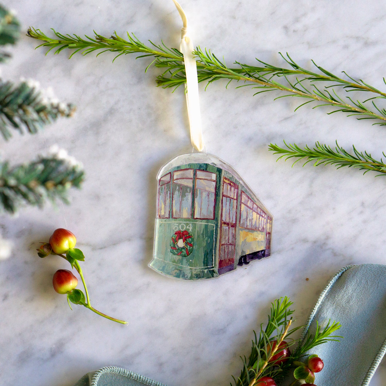 Hop in, Honey Ornament