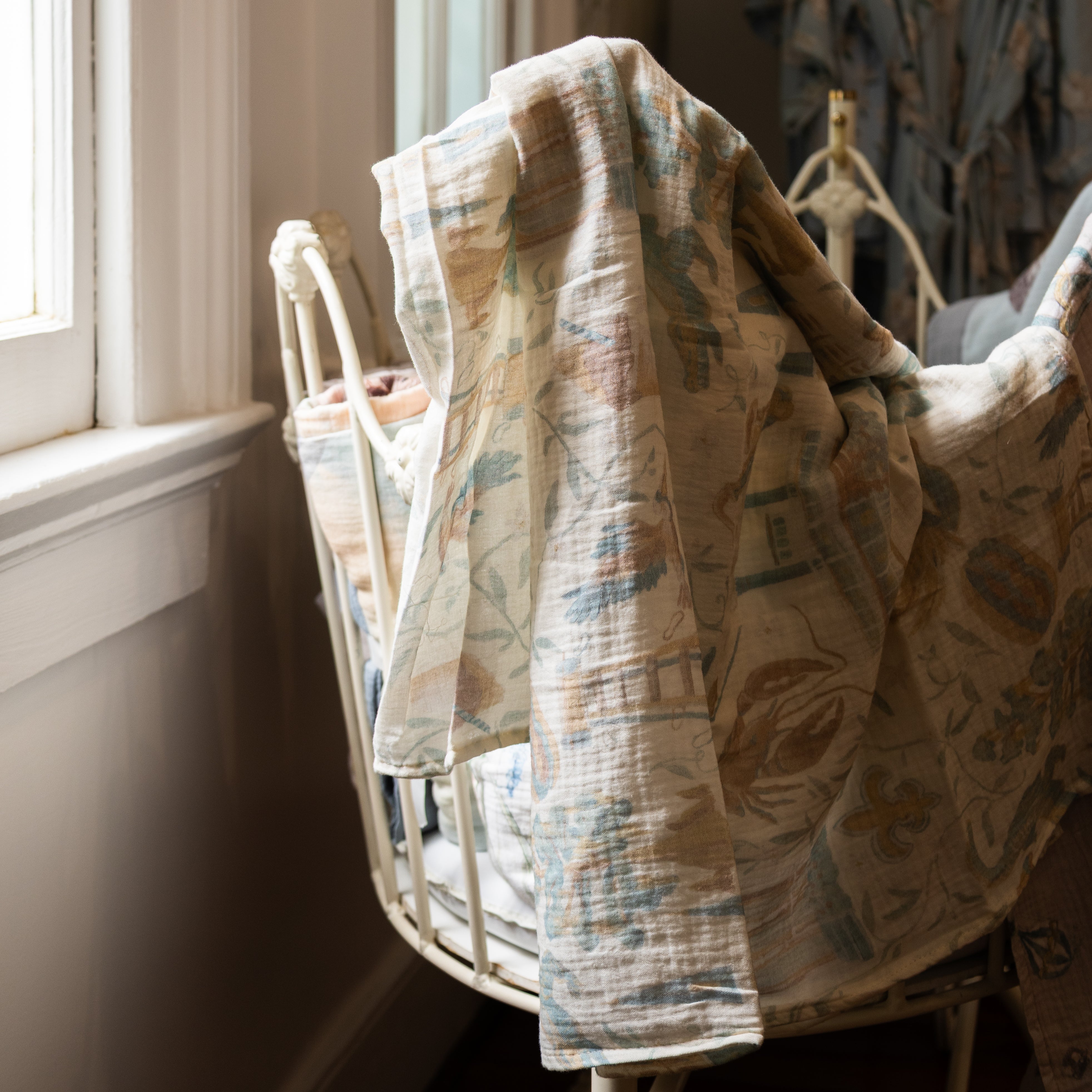 Raised on Beignets Swaddle
