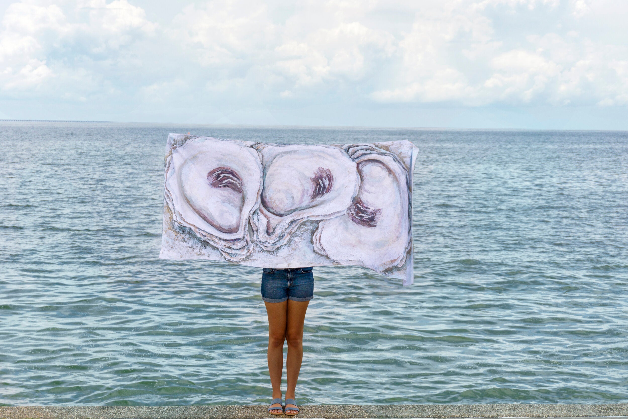 Oyster Beach Towel
