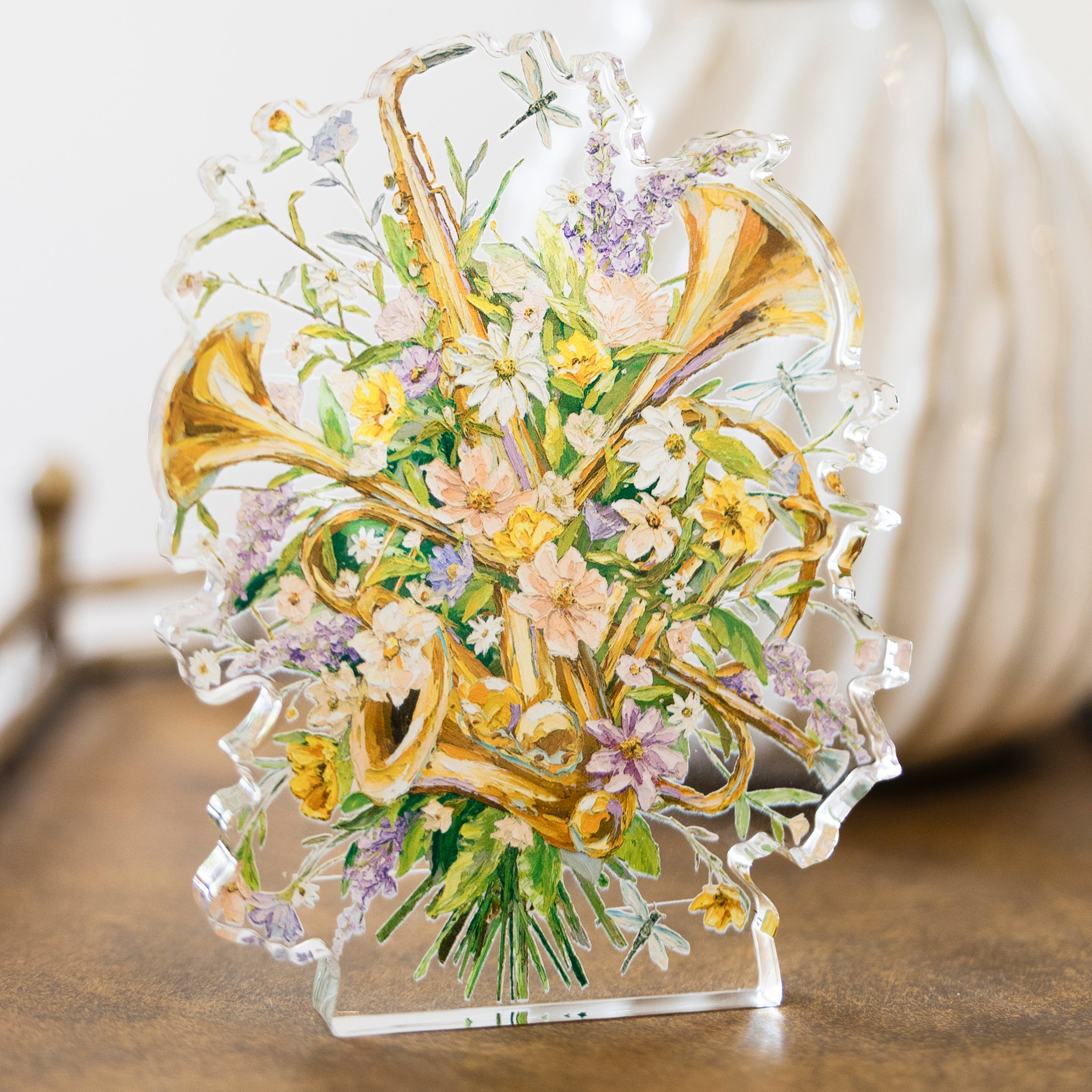 Brass Bouquet Acrylic Cut Print