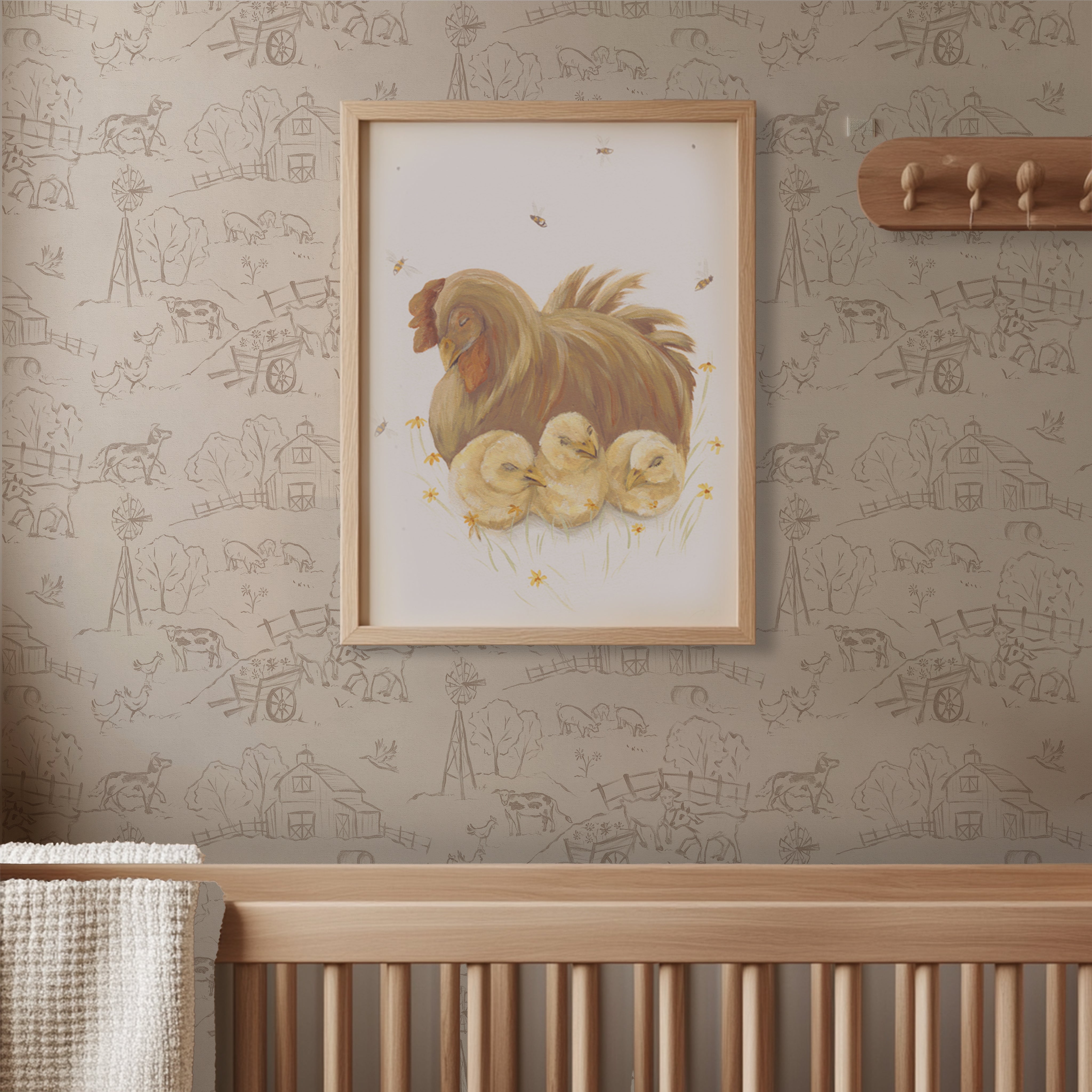 Customizable Nursery Wallpaper