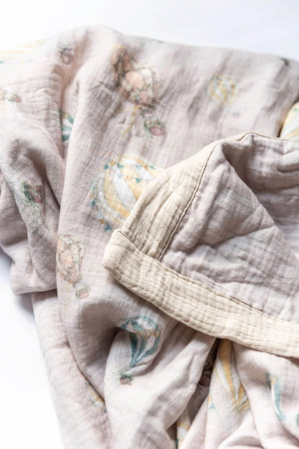 Bon Voyage Double Sided Baby Blanket