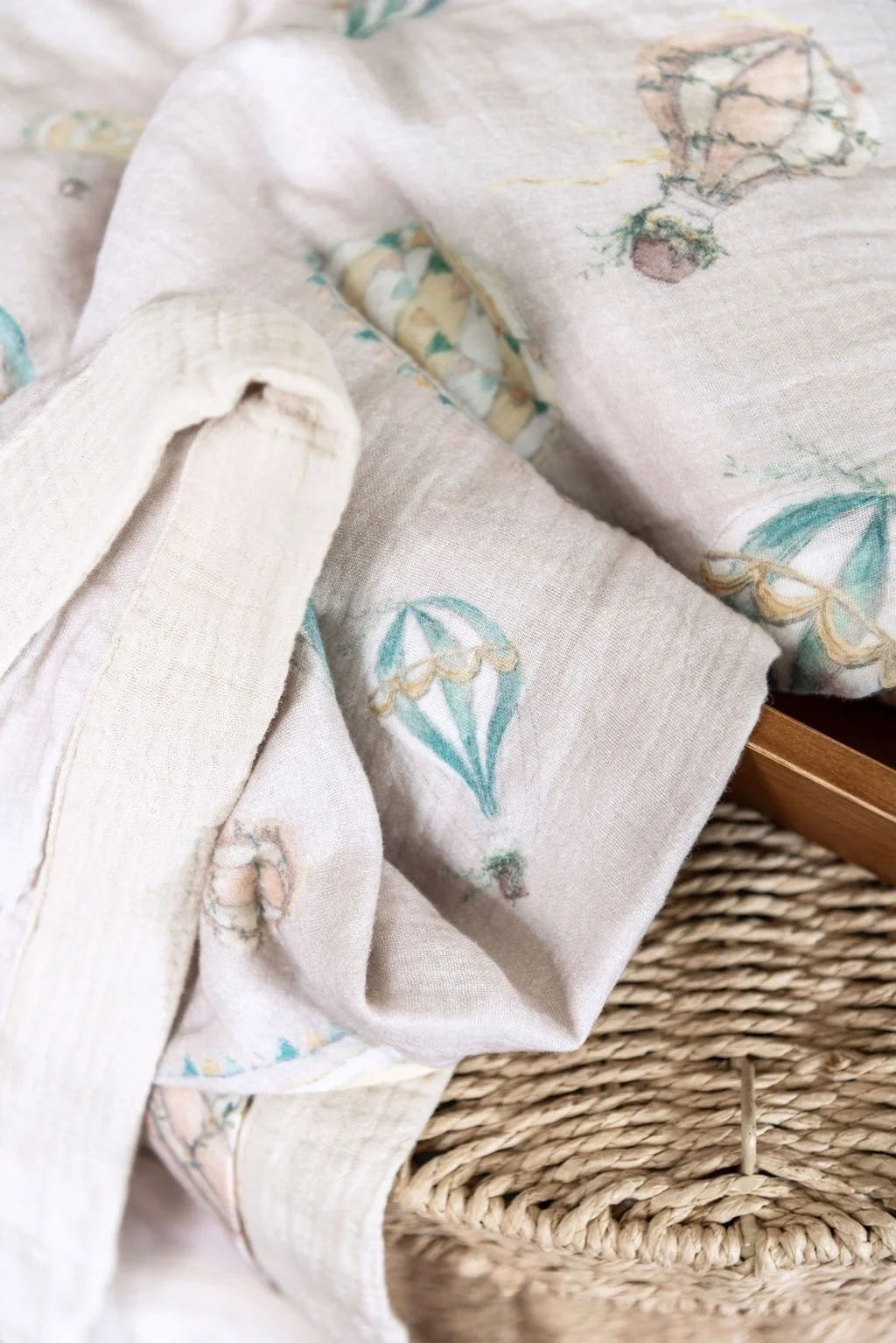 Bon Voyage Double Sided Baby Blanket