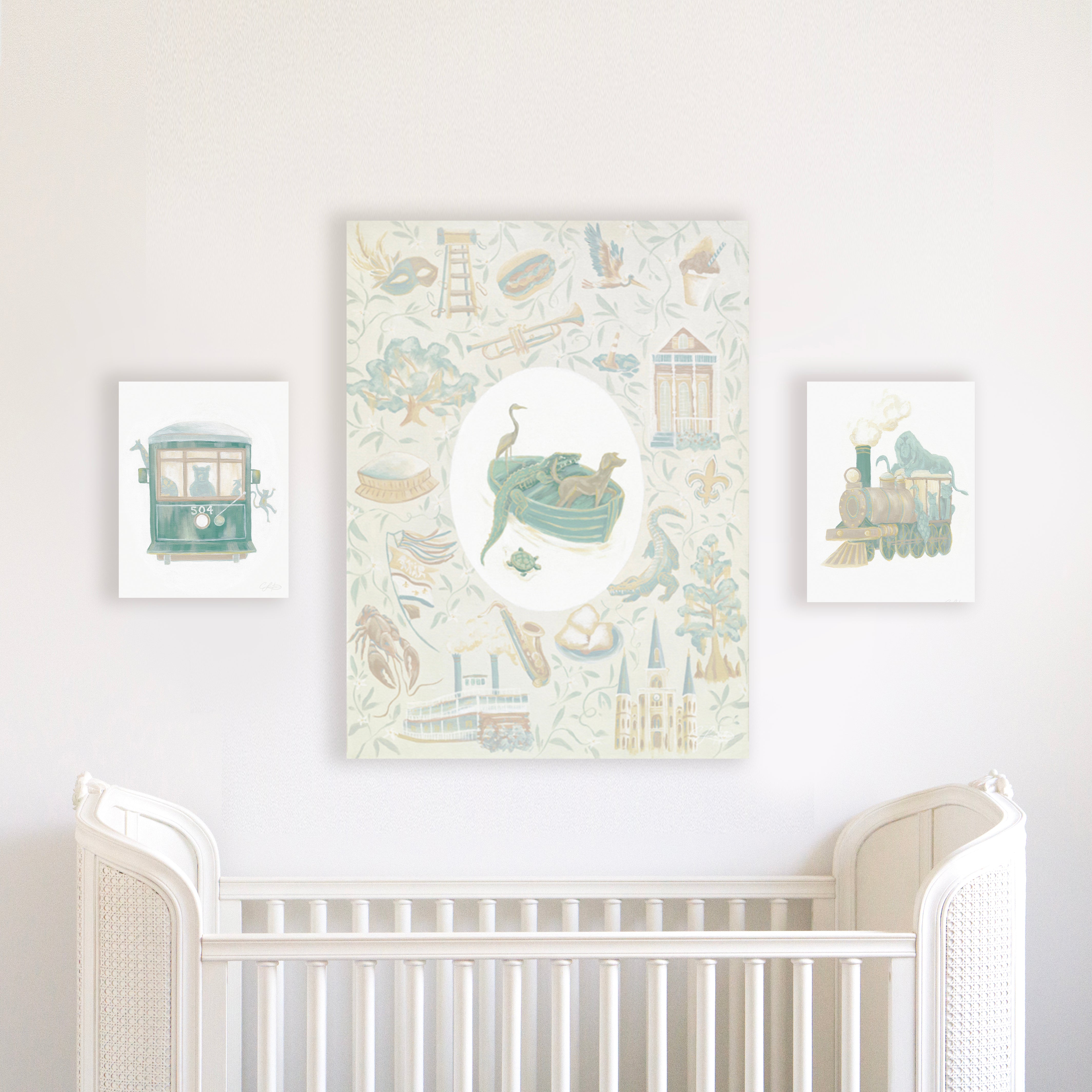 Raised on Beignets: Pirogue (with background)