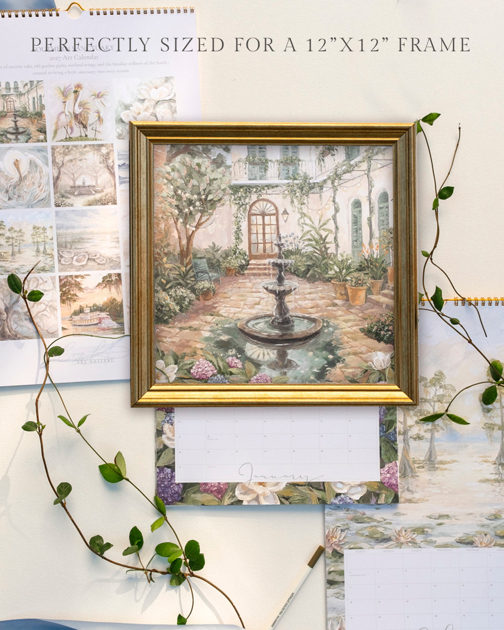 2027 "Southern Sanctuary" Art Calendar