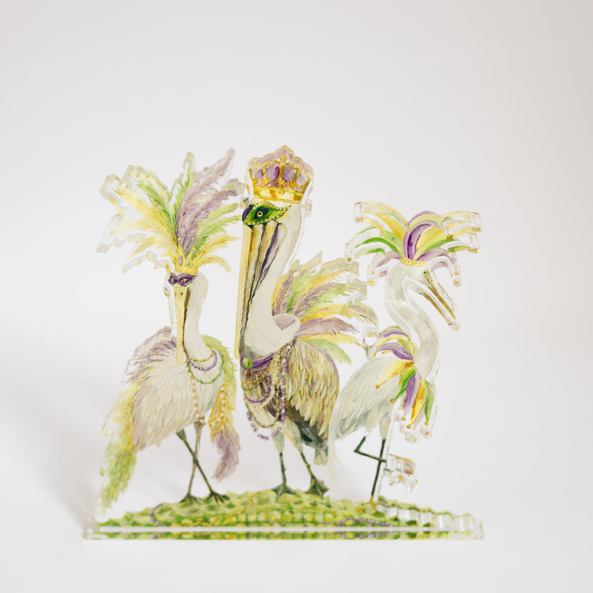 Flock Pardi Acrylic Cut Print