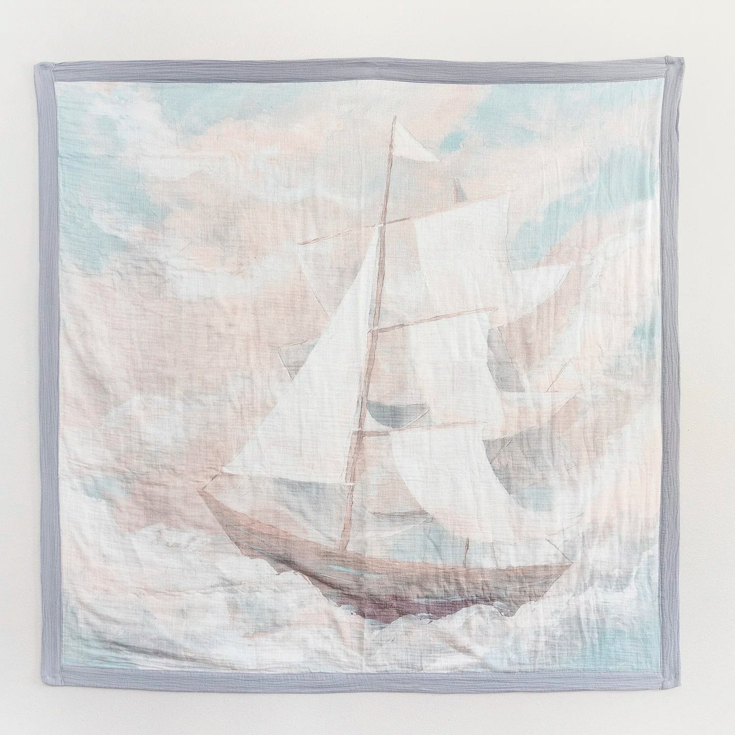 Adventure Awaits Double Sided Baby Blanket