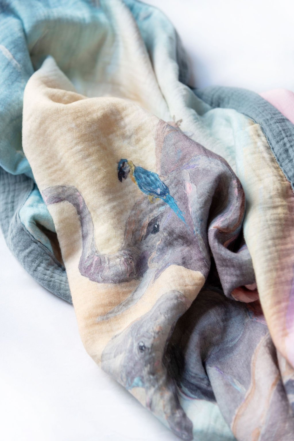 Noah's Ark Double Sided Baby Blanket