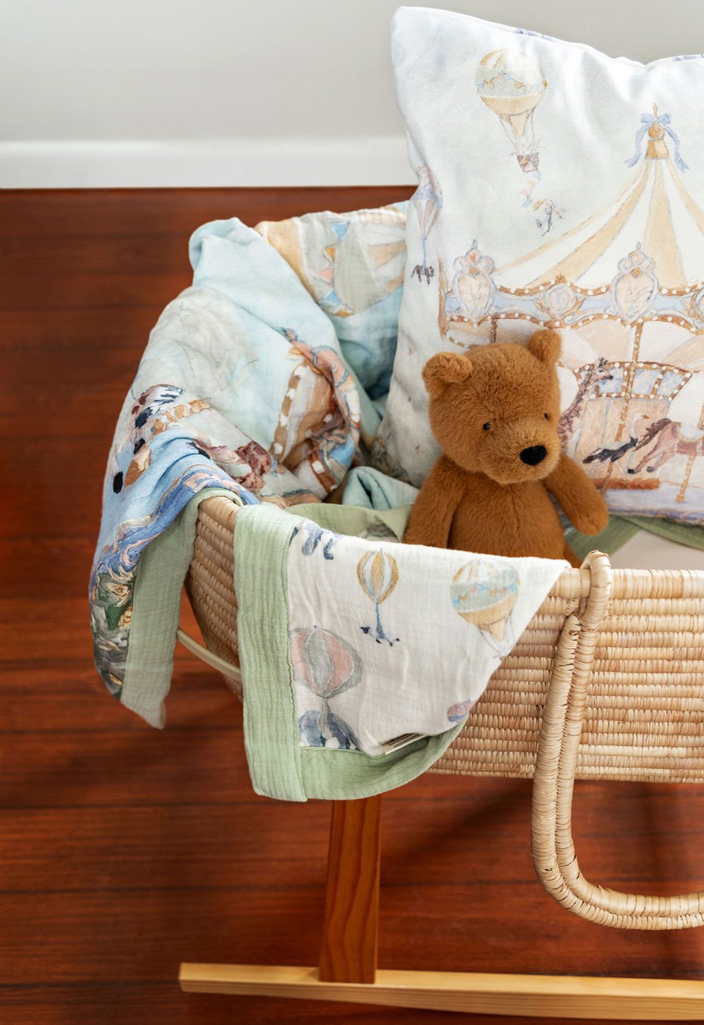 It's a Wonderful Ride Double Sided Baby Blanket