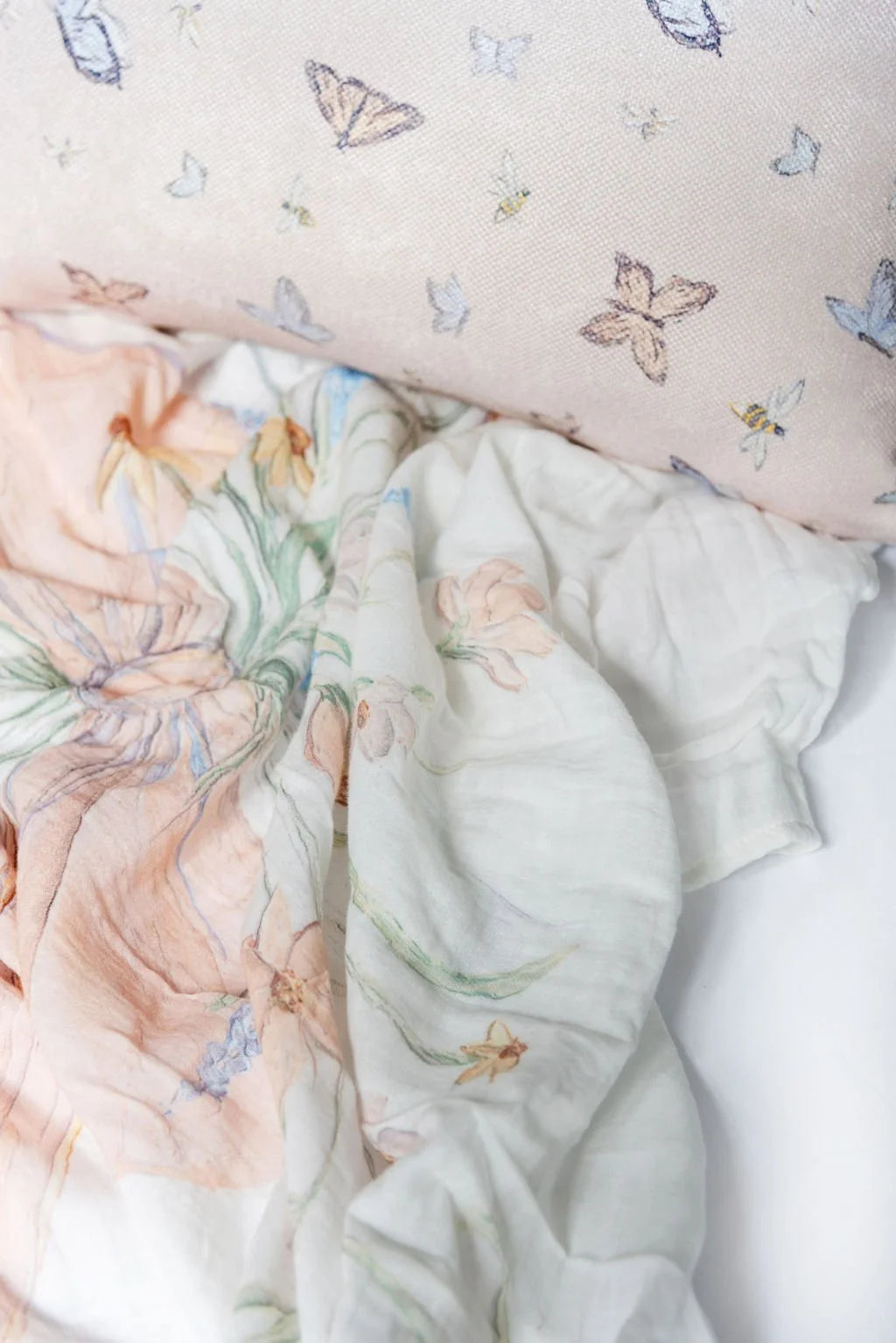 Dressed in Butterflies and Bows Swaddle