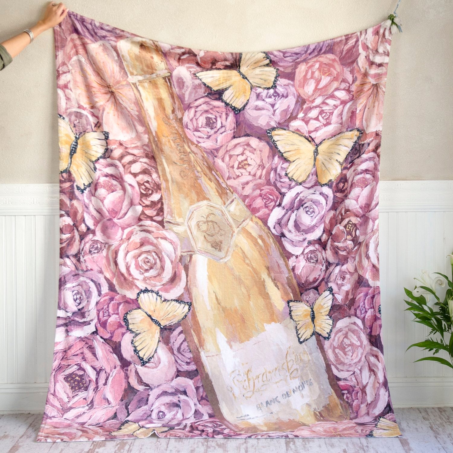 Bubbles and Butterflies XL blanket