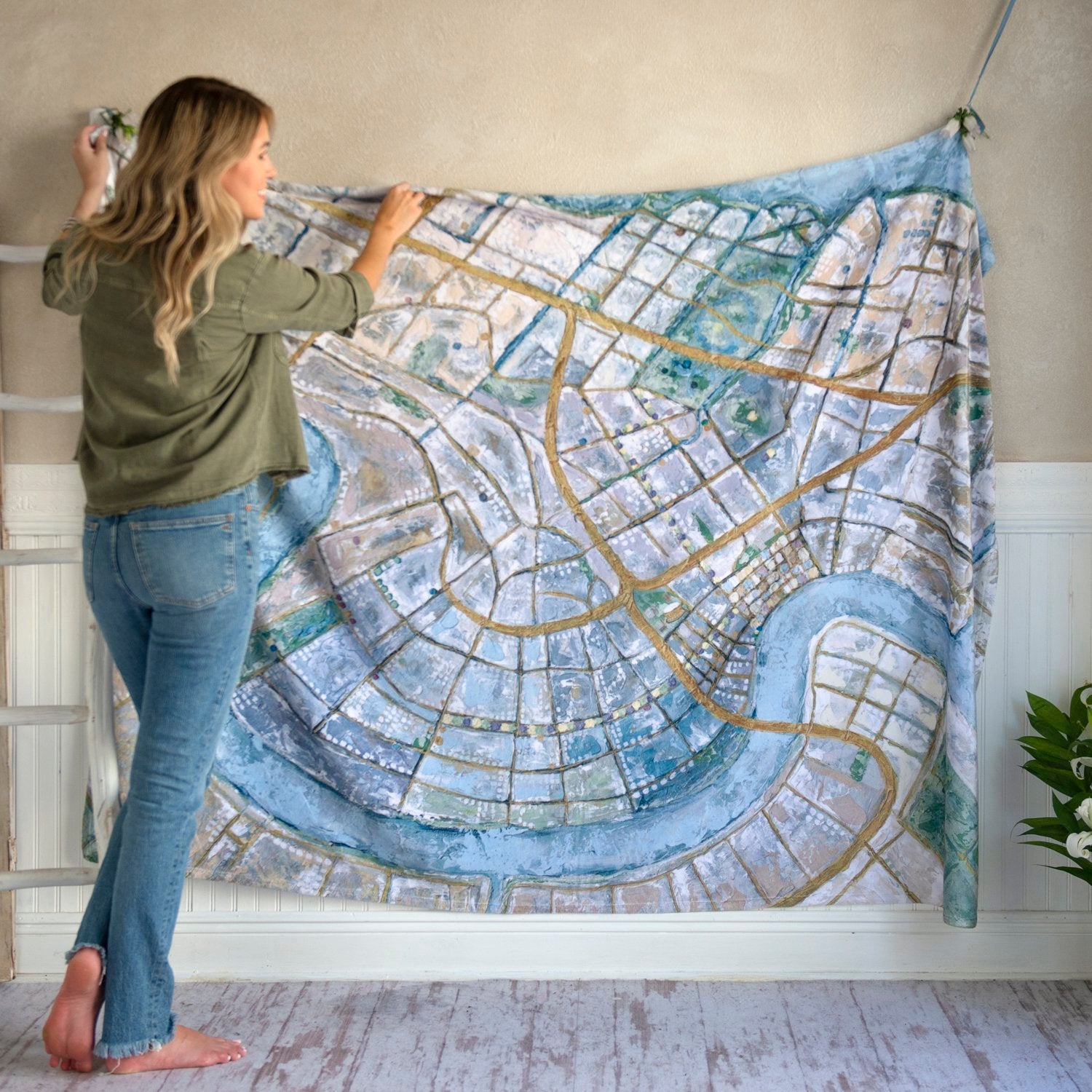 Crescent City Connections XL blanket