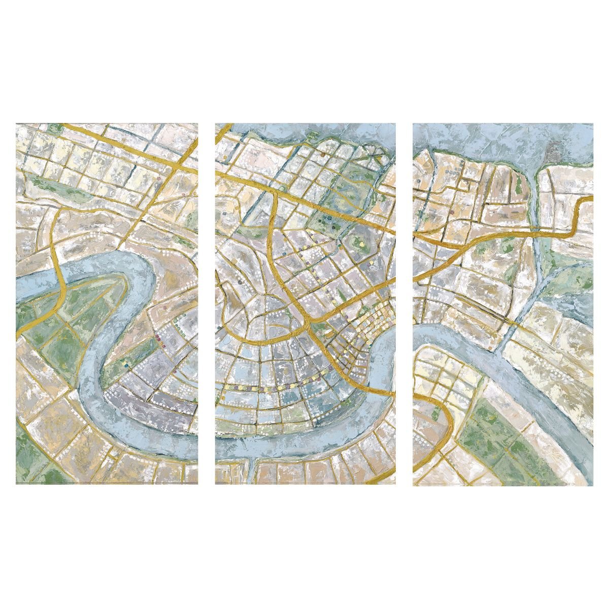 Crescent City Connection Triptych
