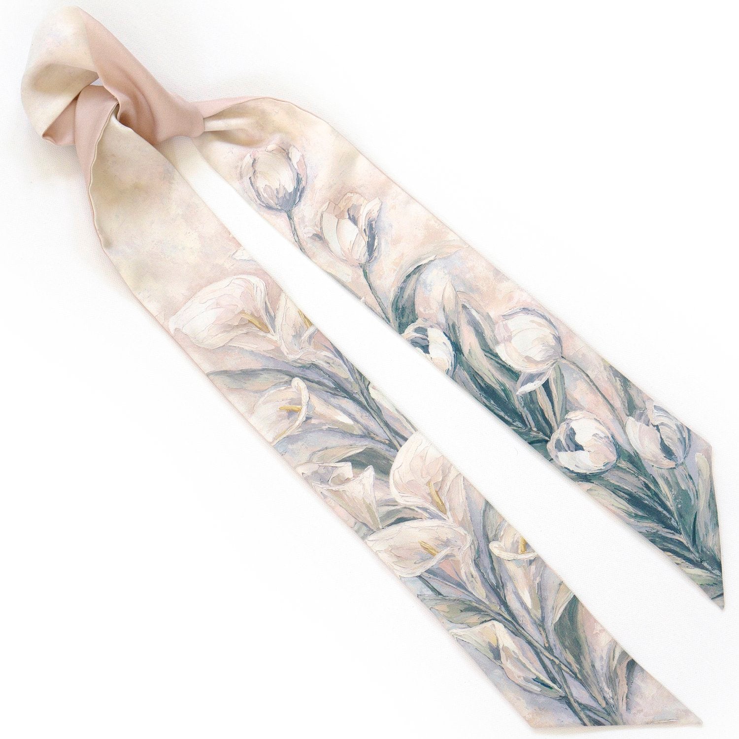 Silk Hair Scarf - "Joie De Vivre"