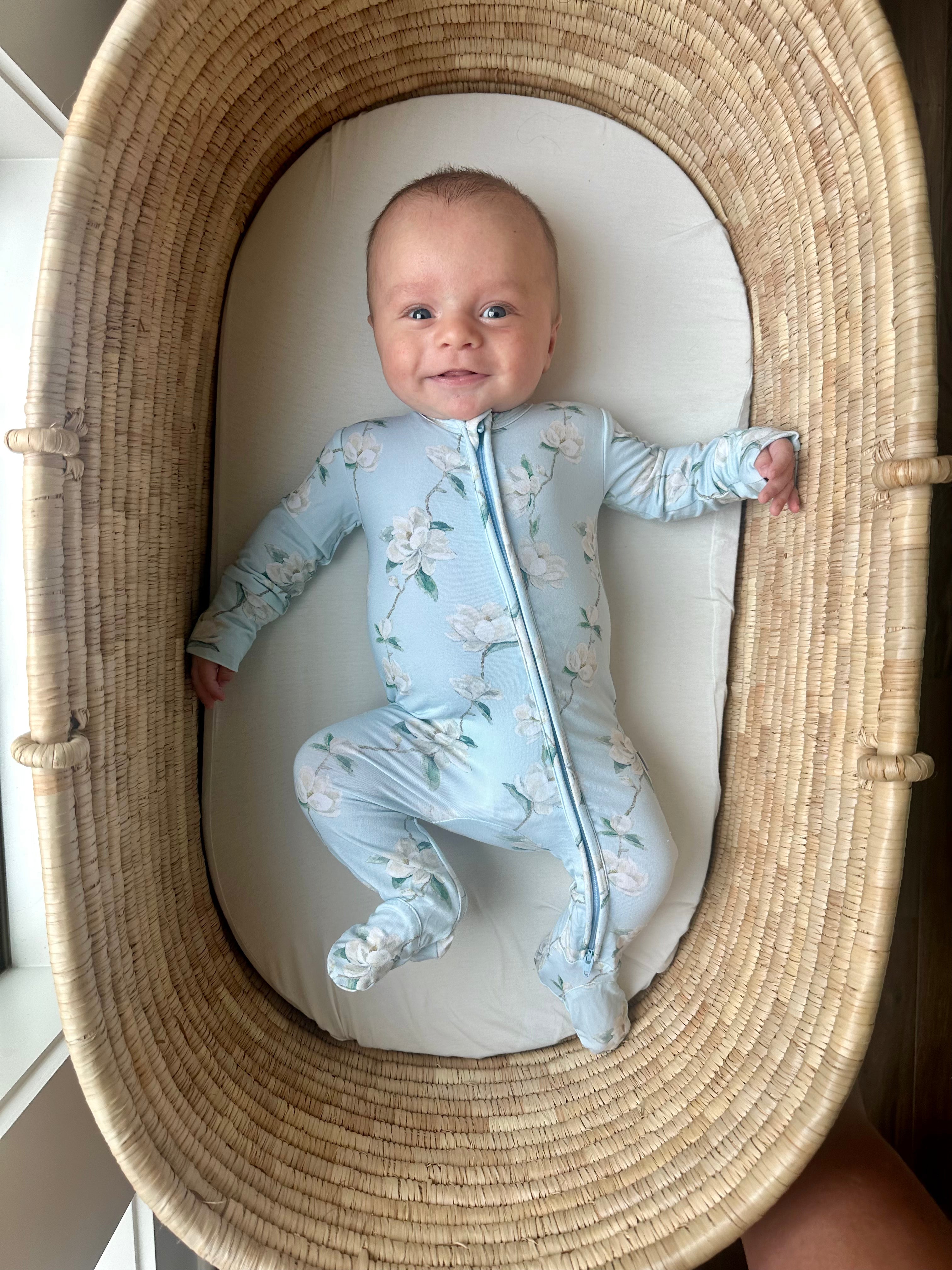 Baby's Bamboo Stretch-Knit Pajama Set - Magnolia Mornings