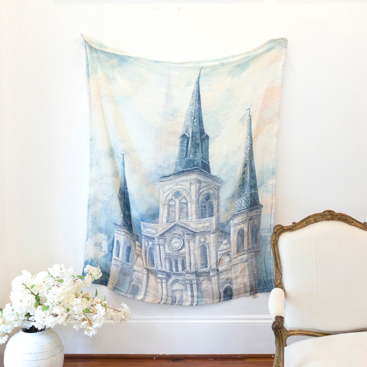 Muslin Blanket of Cathedral in the Clouds