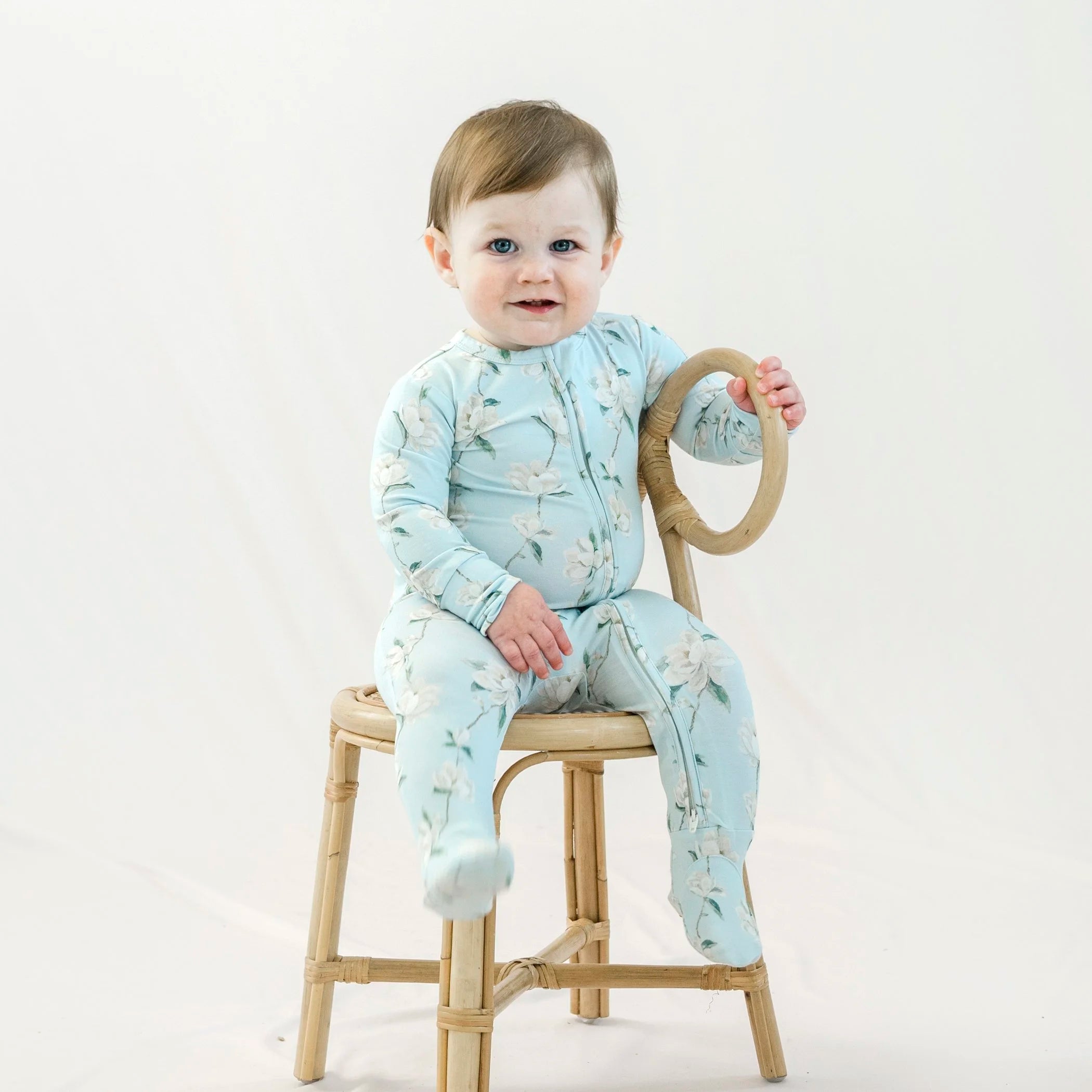 Baby's Bamboo Stretch-Knit Pajama Set - Magnolia Mornings