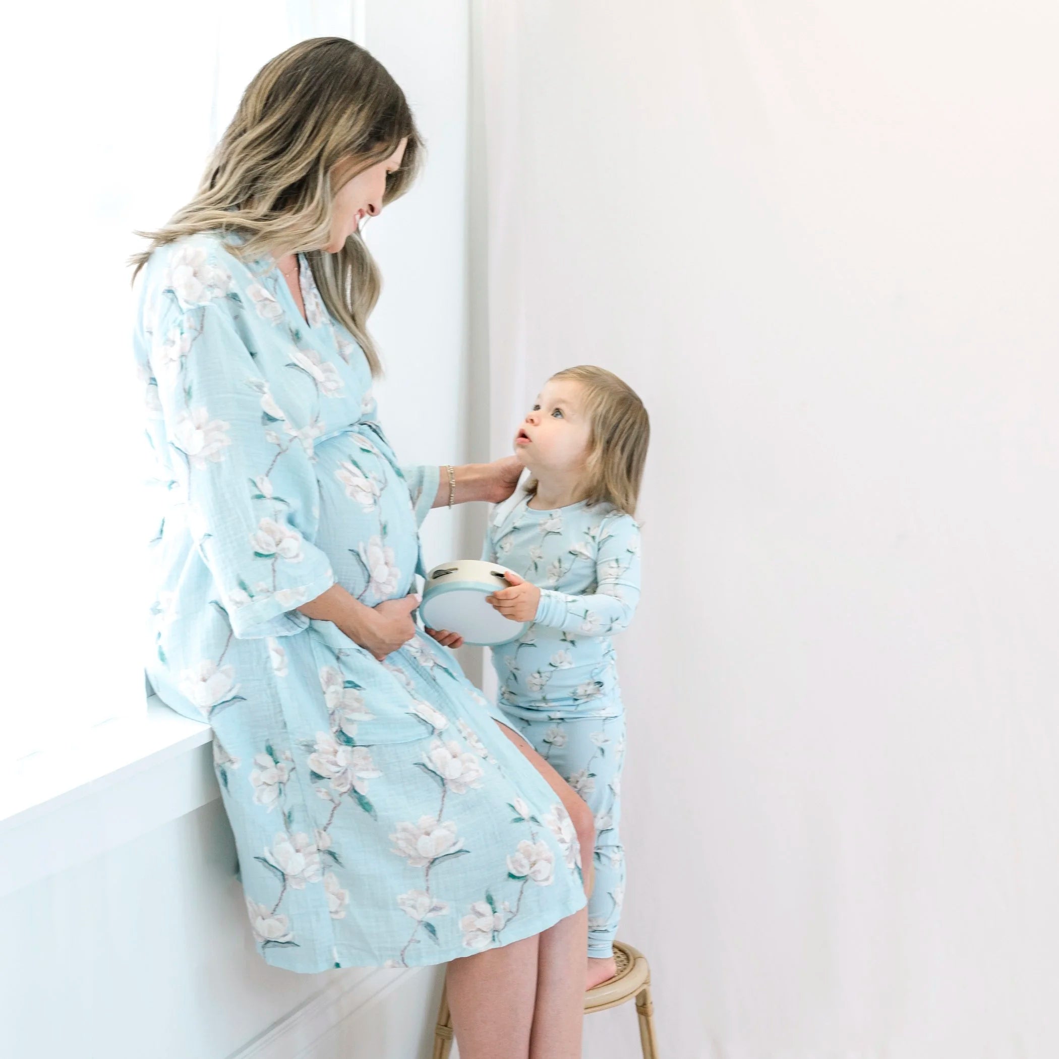 Women's Muslin Robe - Magnolia Mornings