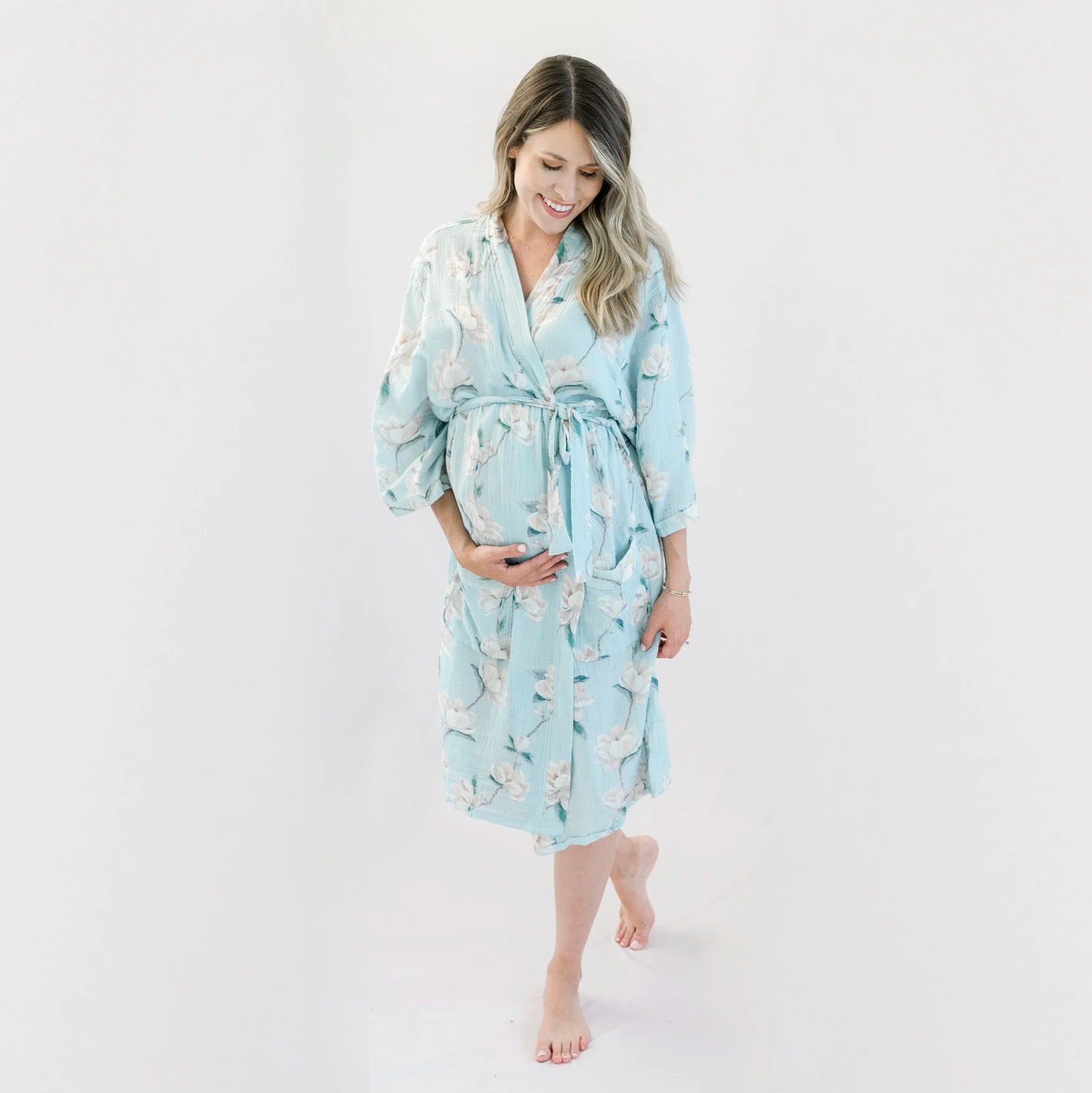 Women's Muslin Robe - Magnolia Mornings