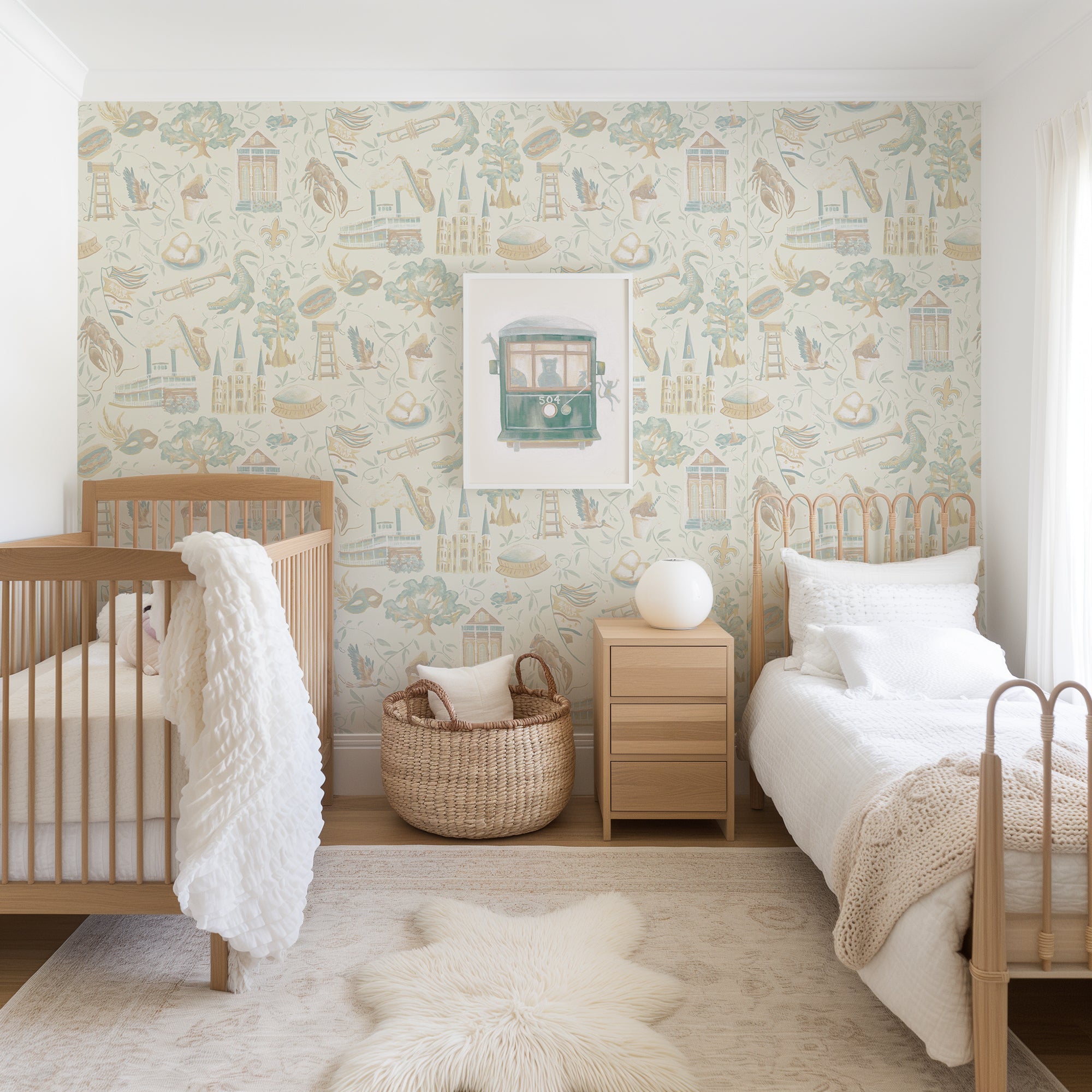 Customizable Nursery Wallpaper
