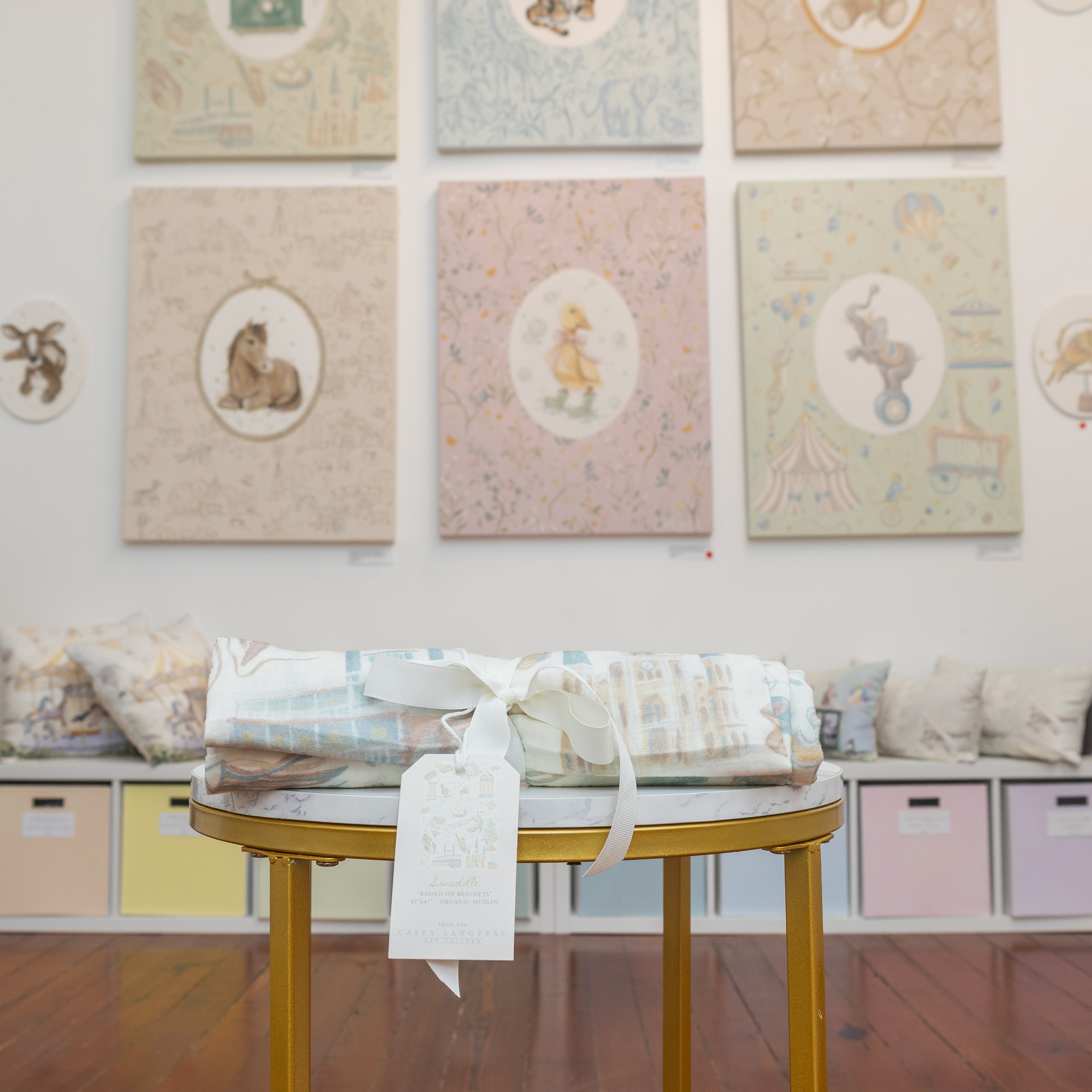 Raised on Beignets Swaddle