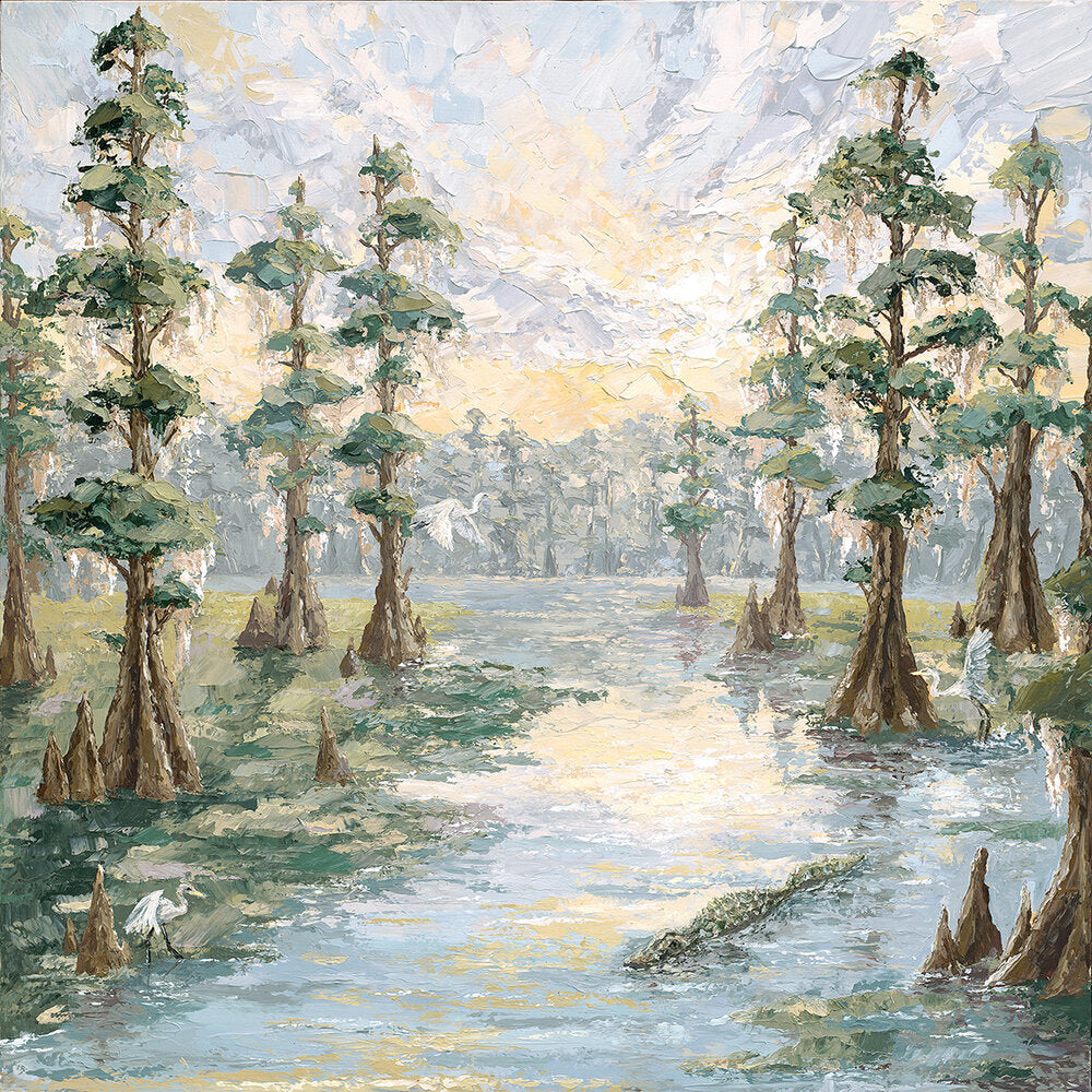 Casey Langteau Art - Dusk Retreat (24”x24” Canvas Print)