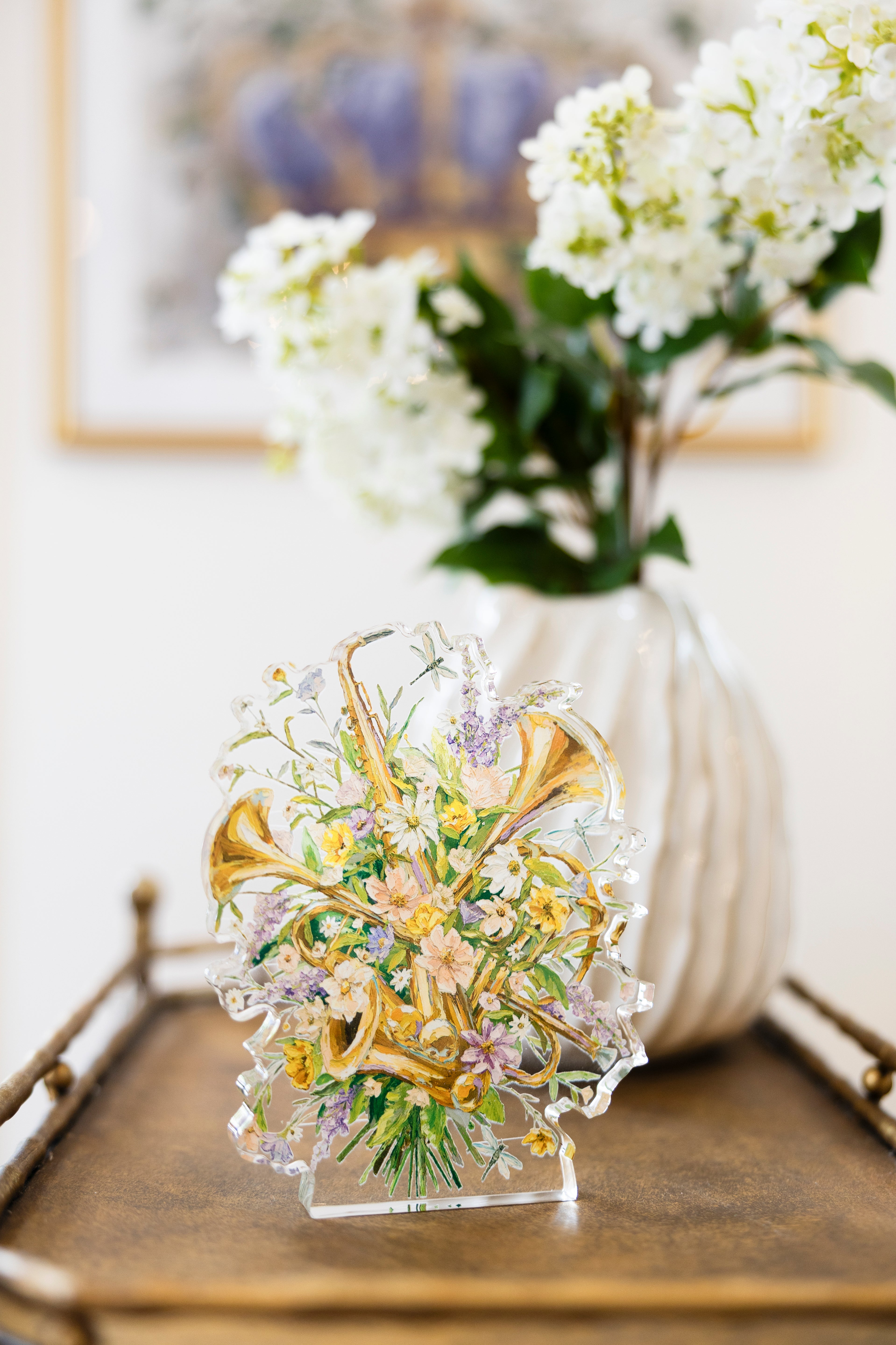 Brass Bouquet Acrylic Cut Print