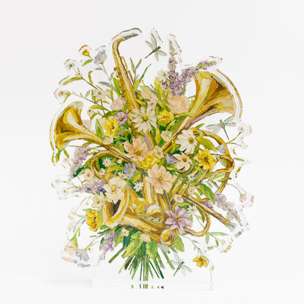 Brass Bouquet Acrylic Cut Print