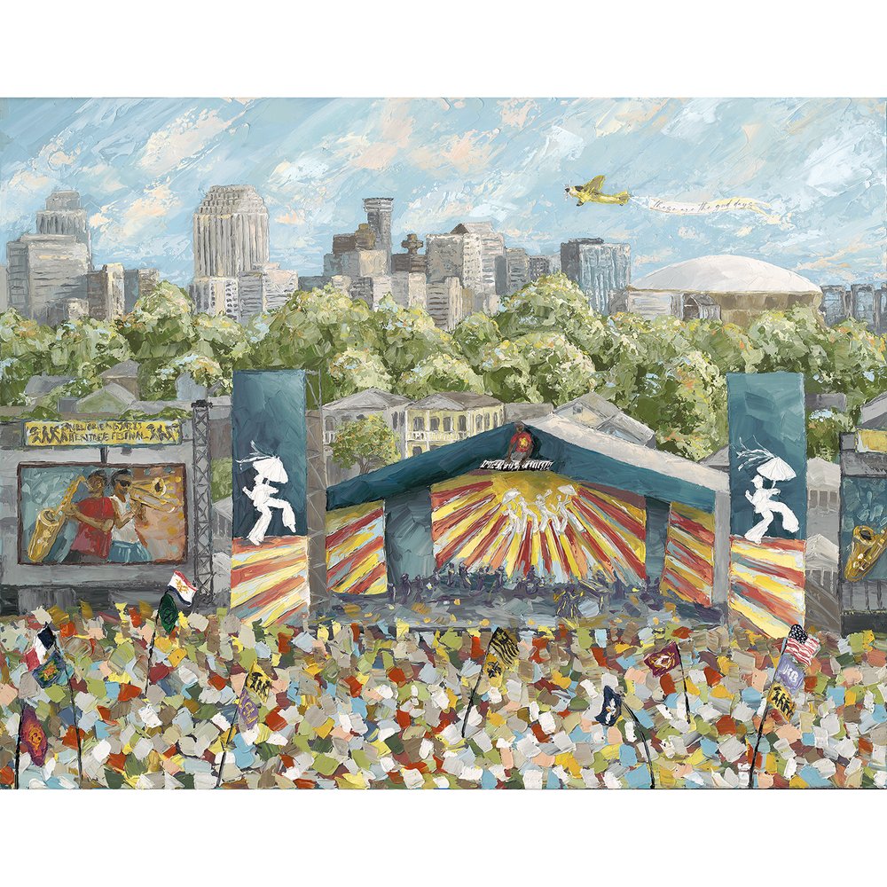 Casey Langteau Print - A Jazzy Celebration