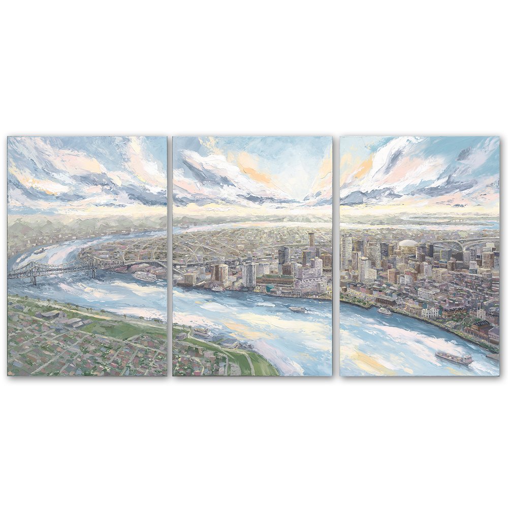 Revival on the River Triptych