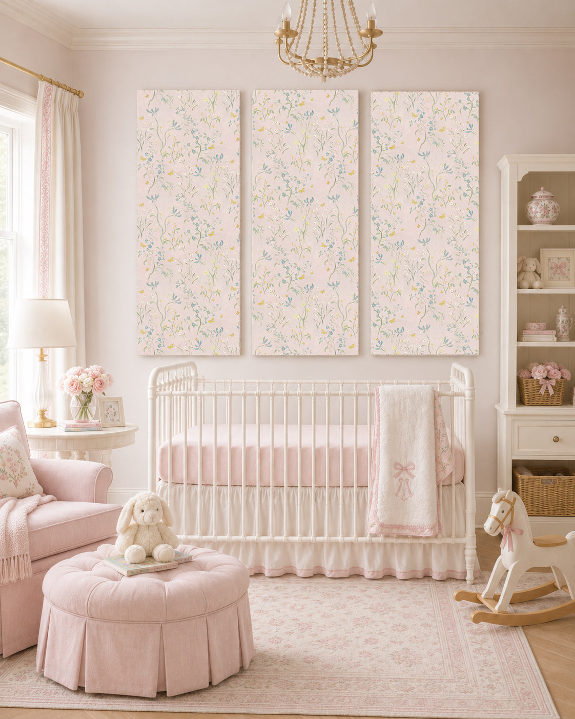 Custom Canvas Triptych for Nursery
