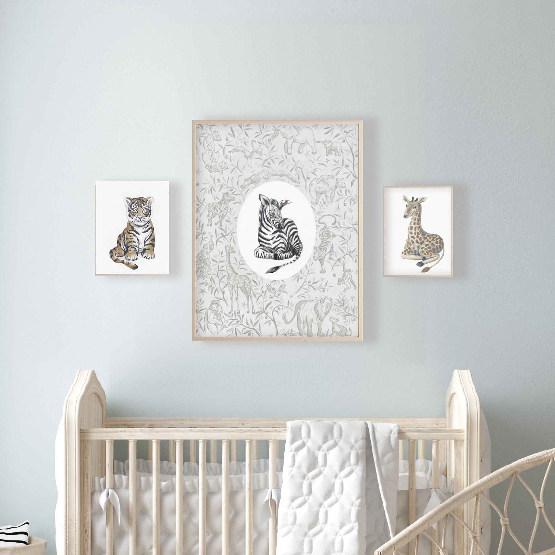 Wildly Loved: Zebra (with background)